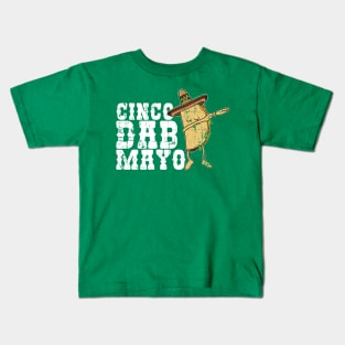 Cinco Dab Mayo - Dabbing Taco-Funny Mexico Kids Gift Kids T-Shirt